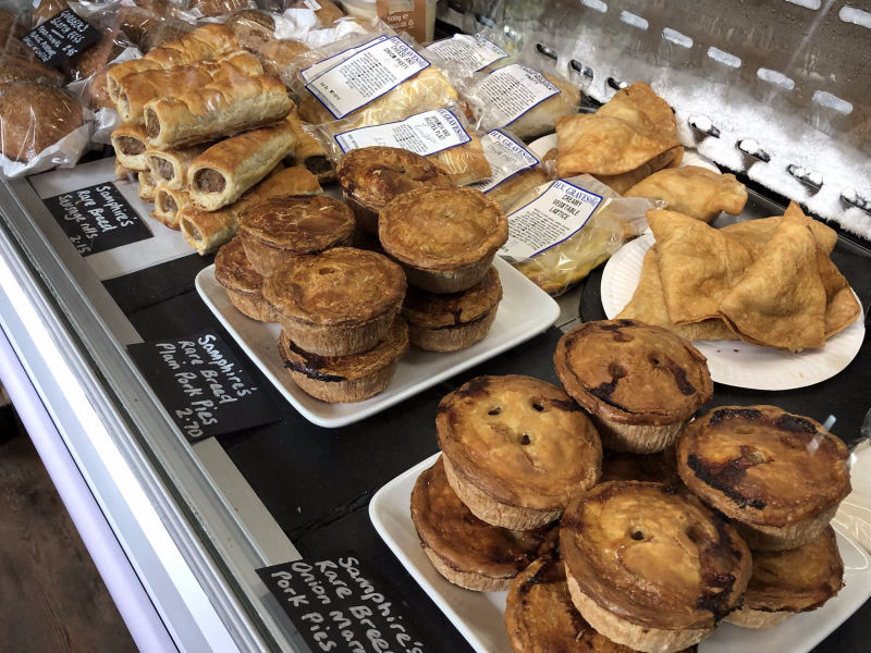 Samphire Pork Pies, Itteringham Shop